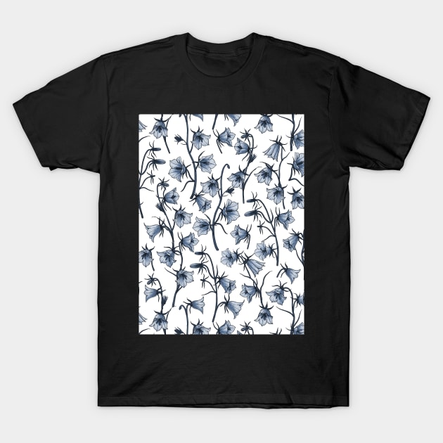 Bluebells, Harebells, Bellflowers T-Shirt by katerinamk